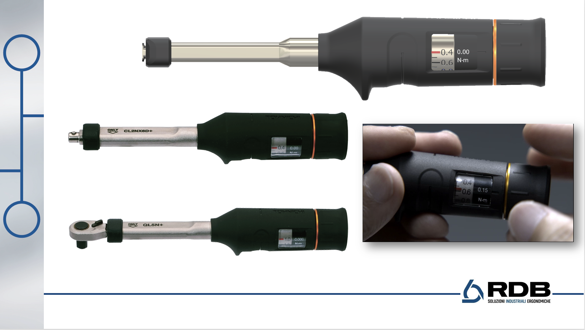 Chiavi dinamometriche a scatto regolabile QL+ e CL+
