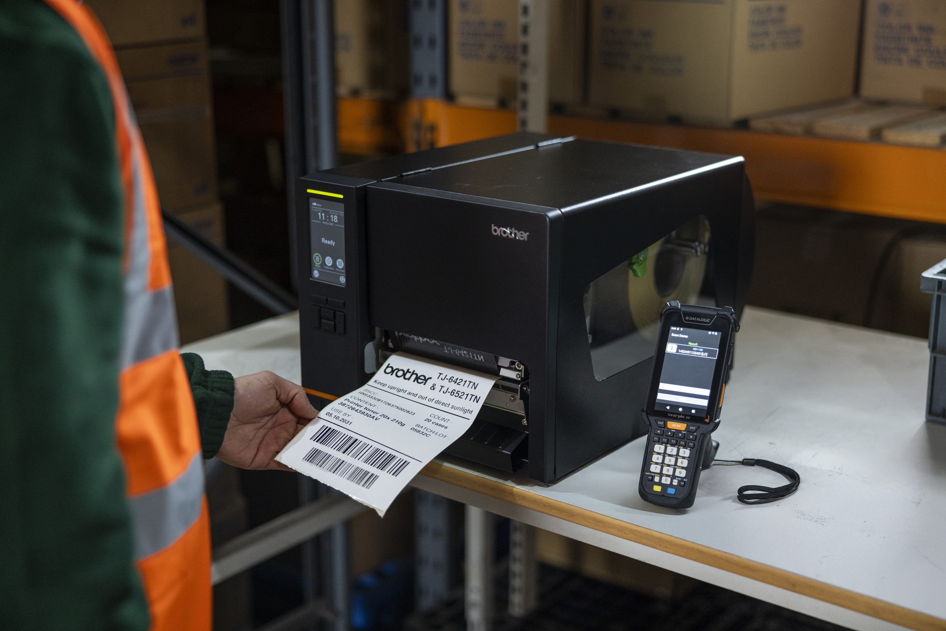 Stampanti etichette industriali serie TJ fino a 6''