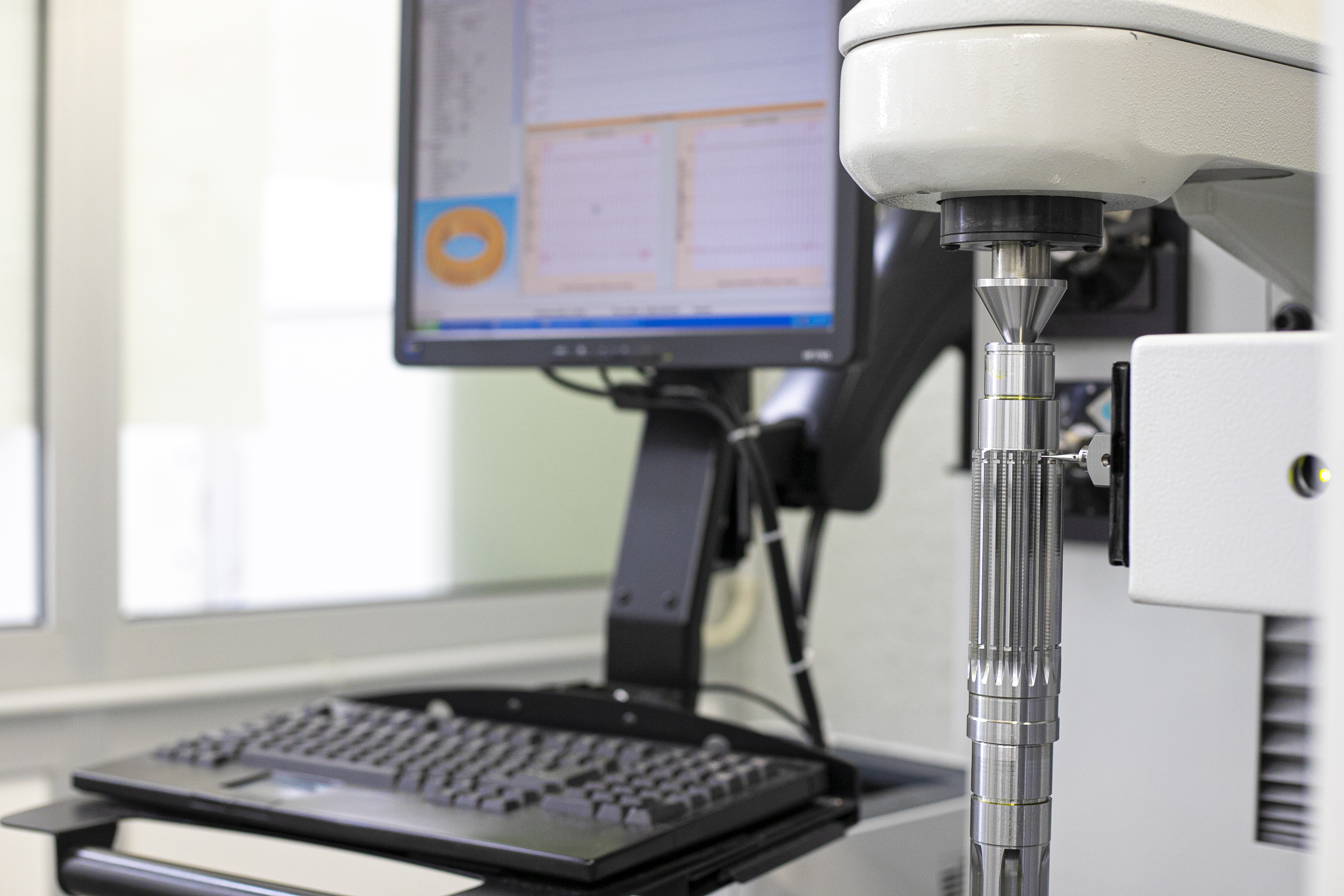 Albero Scanalato e controllo evolventimetro