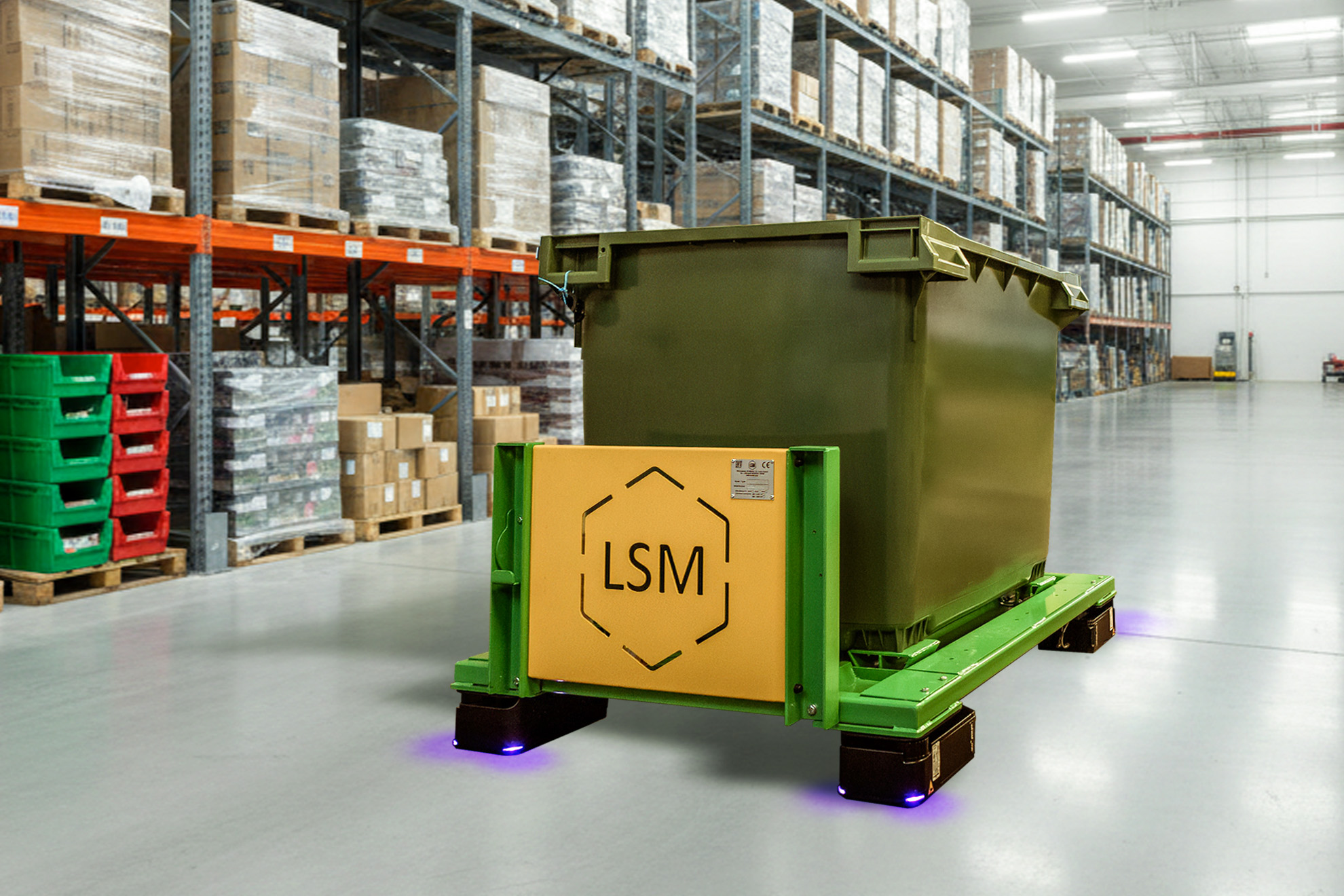 Totò: sistema automatizzato per la raccolta e il trasporto dei rifiuti in ambito logistico.