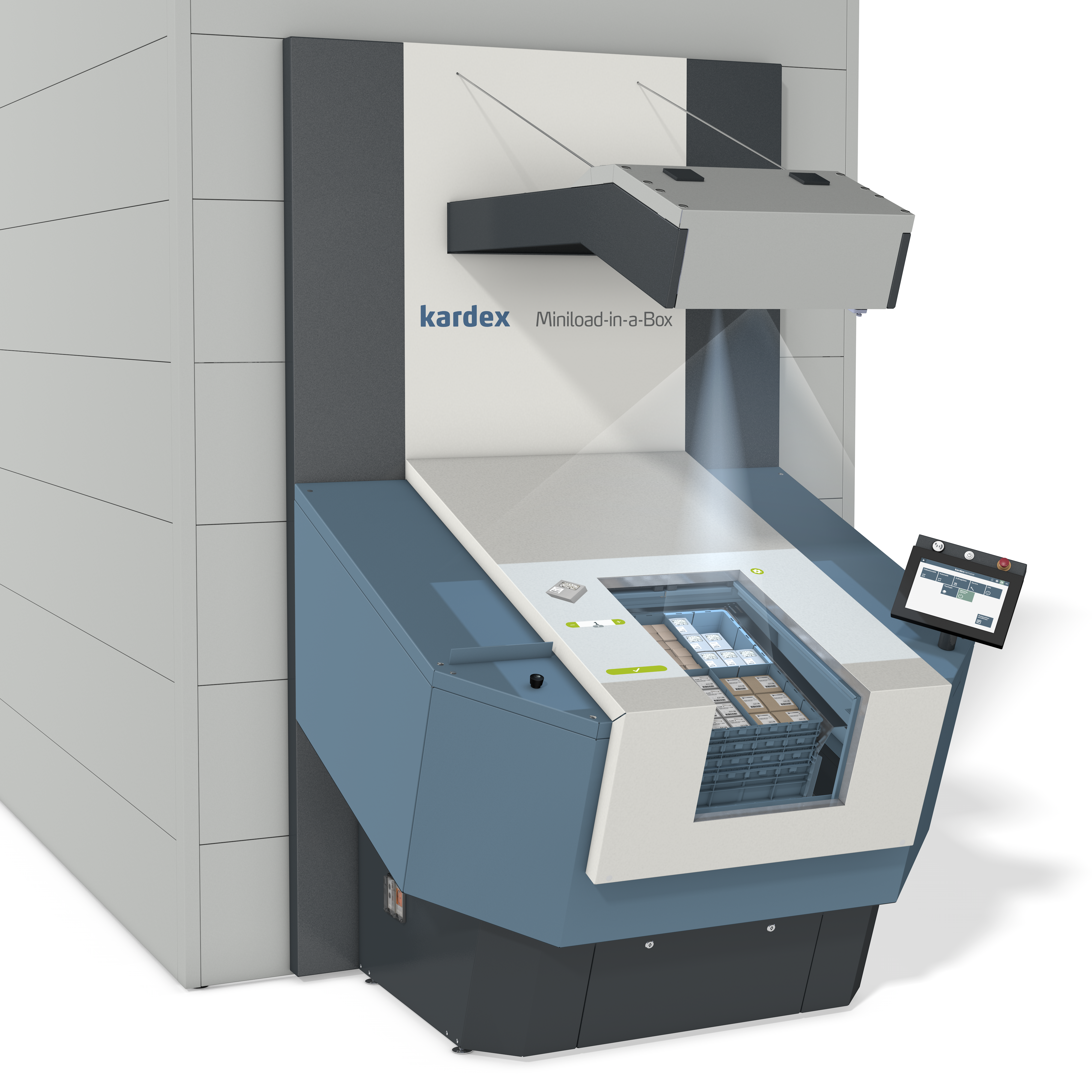 Vertical Buffer Module Kardex Miniload-in-a-Box