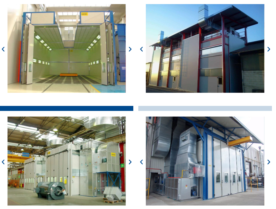 CABINE DI VERNICIATURA INDUSTRIALI