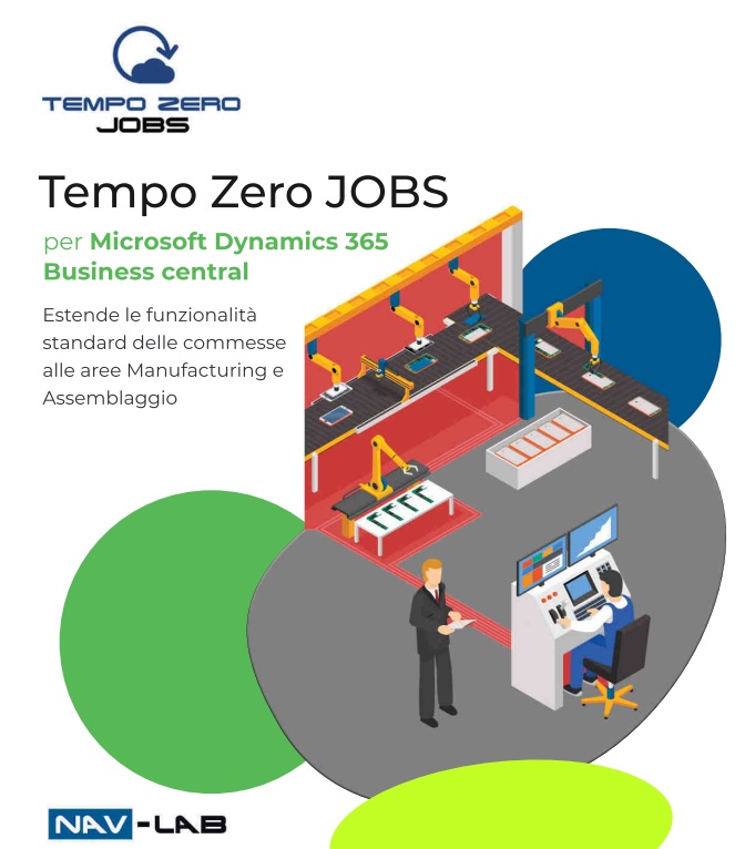 App TEMPO ZERO JOBS per ERP MICROSOFT BUSINESS CENTRAL