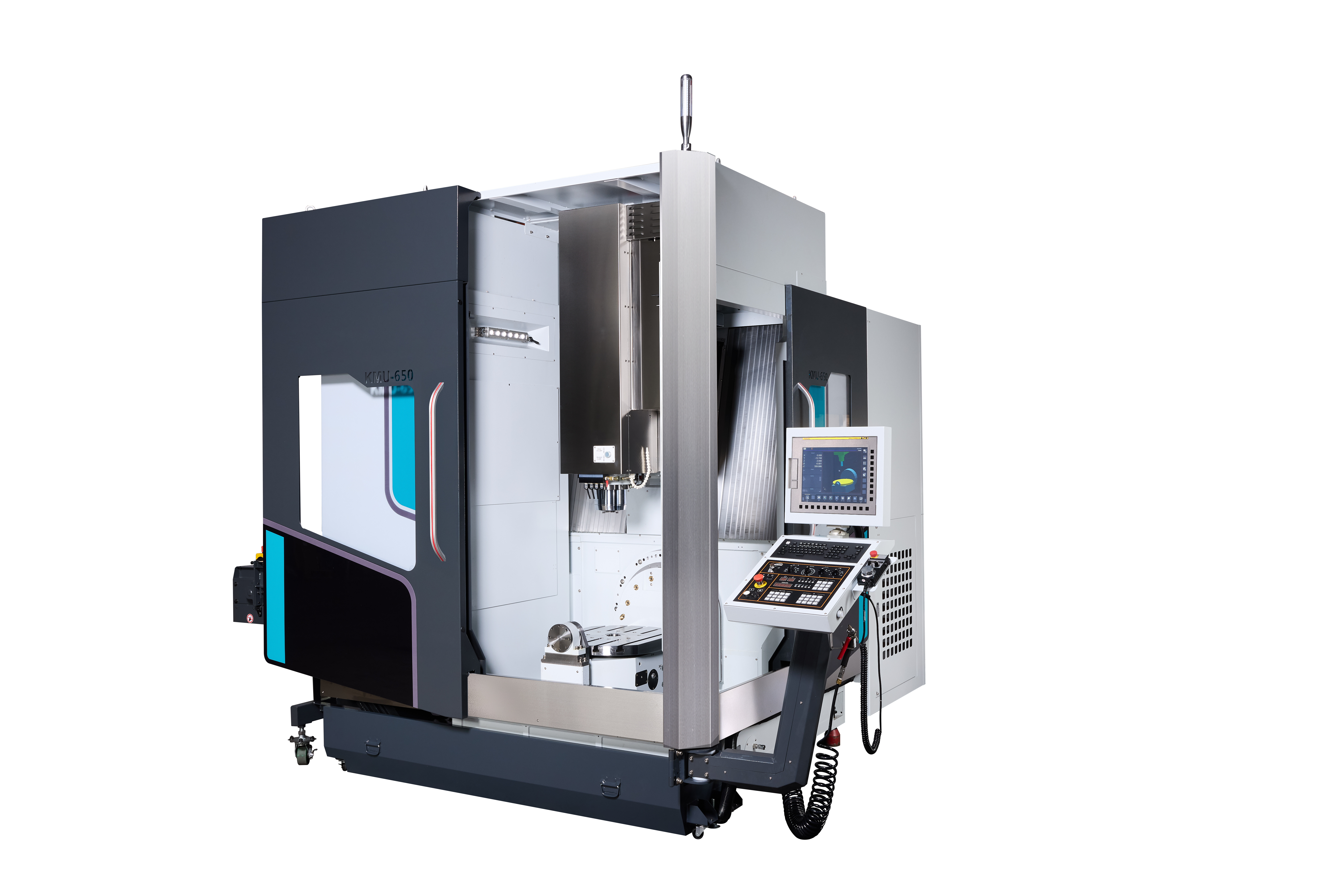 CENTRO DI LAVORO A 5 ASSI SIMULTANEI  MOD. KMU-620  CON CNC FANUC 31i-B5 PLUS