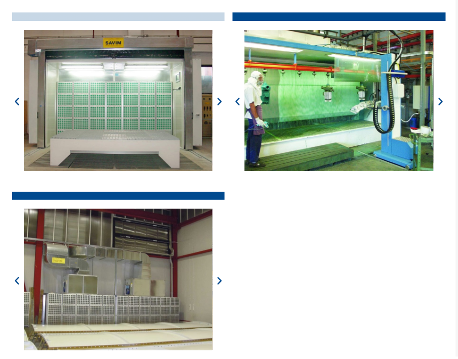 CABINE DI VERNICIATURA A SECCO ED A VELO D’ACQUA