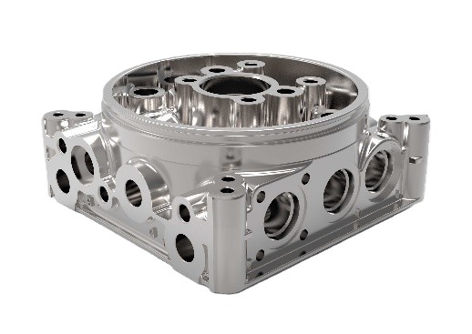 Flangia centralina oleodinamica