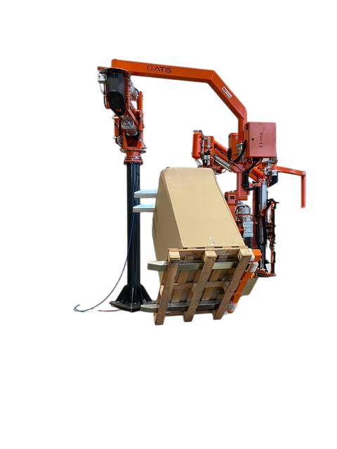 Versatilità e precisione: il manipolatore ATIS con attrezzo intercambiabile per armadi