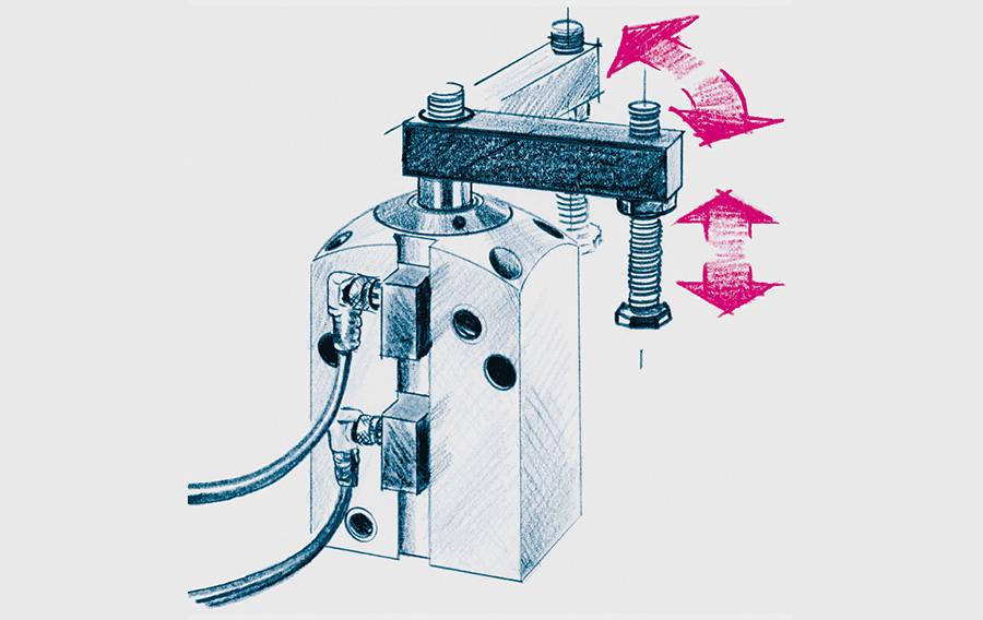 Staffe rotanti pneumatiche  Roemheld - CAMAR